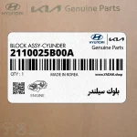 بلوك سيلندر (2110025B00A) هیوندای