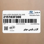 كارتر پاييني موتور (215103F300) هیوندای