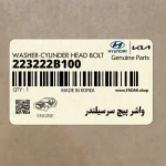 واشر پيچ سرسيلندر (223222B100) هیوندای