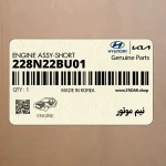نيم موتور (228N22BU01) هیوندای