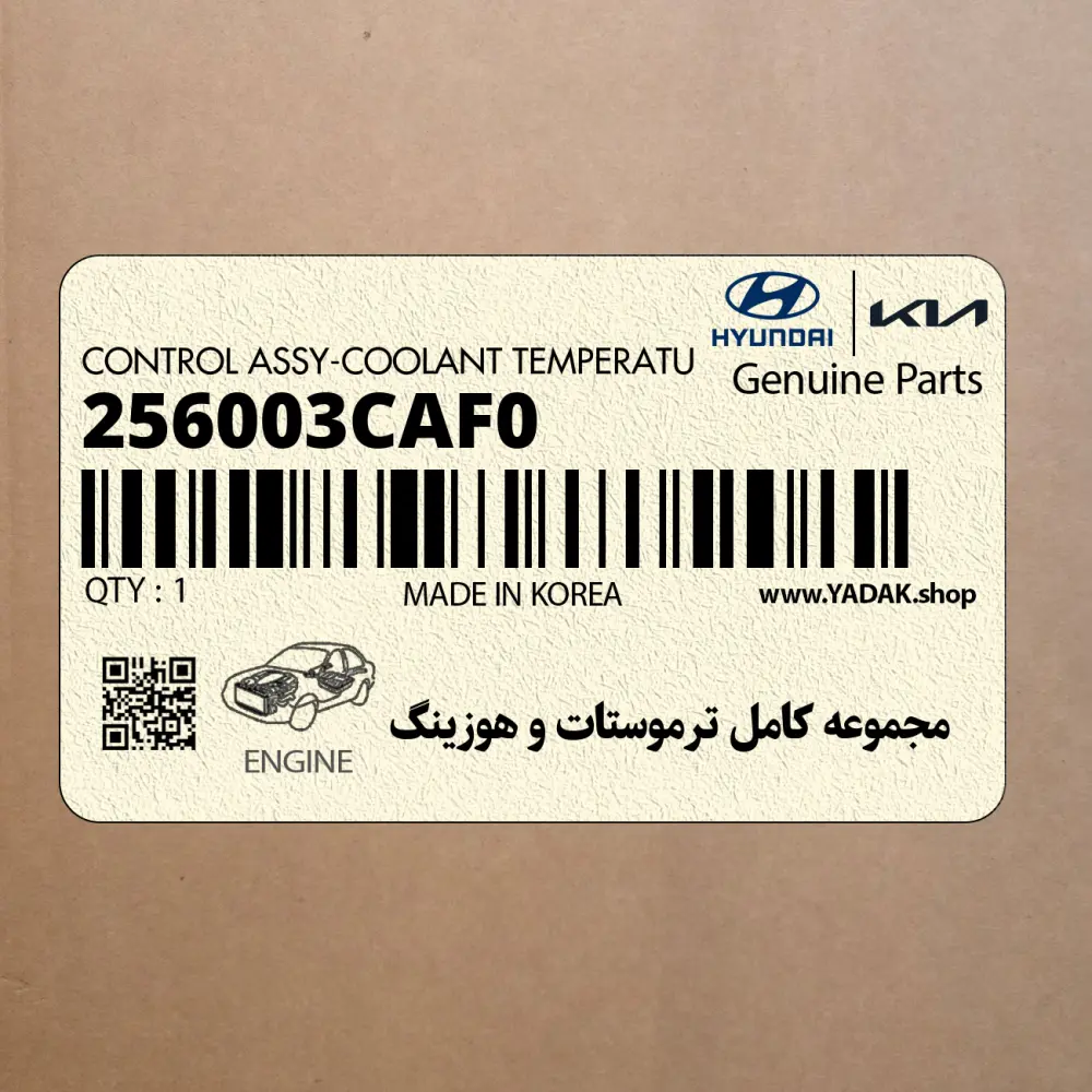 مجموعه كامل ترموستات و هوزينگ (256003CAF0) هیوندای