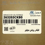 فيلتر روغن موتور (263203CKB0) هیوندای