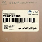منبع اگزوز انتهايي چپ (287012B300) هیوندای