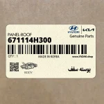 پوسته سقف (671114H300) هیوندای