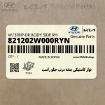 نوار لاستيكي بدنه درب جلو راست (821202W000RYN) هیوندای