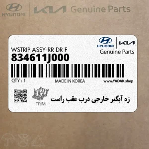 زه آبگير خارجي درب عقب راست (834611J000) هیوندای