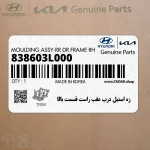 زه استيل درب عقب راست قسمت بالا (838603L000) هیوندای