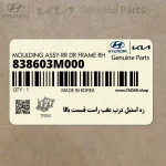 زه استيل درب عقب راست قسمت بالا (838603M000) هیوندای