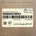 قاب داخلي ستون عقب راست بژ (858603K100V2) هیوندای