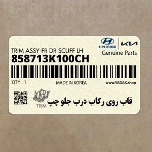 قاب روي ركاب درب جلو چپ (858713K100CH) هیوندای