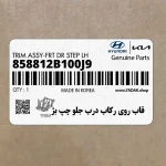 قاب روي ركاب درب جلو چپ بژ (858812B100J9) هیوندای