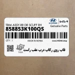 قاب روي ركاب درب عقب راست (858853K100QS) هیوندای