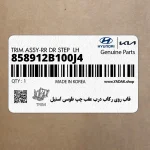 قاب روي ركاب درب عقب چپ طوسي استيل (858912B100J4) هیوندای