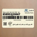 قاب روي ركاب درب عقب راست طوسي استيل (858953J2006T) هیوندای