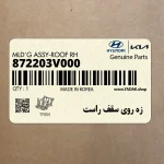 زه روي سقف راست (872203V000) هیوندای