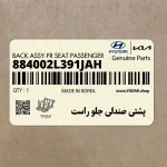 پشتي صندلي جلو راست (884002L391JAH) هیوندای