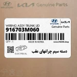 دسته سيم چراغهاي عقب (916703M060) هیوندای