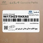 پيچ تنظيم صداي پخش دي وي دي (961734Z5104XAS) هیوندای