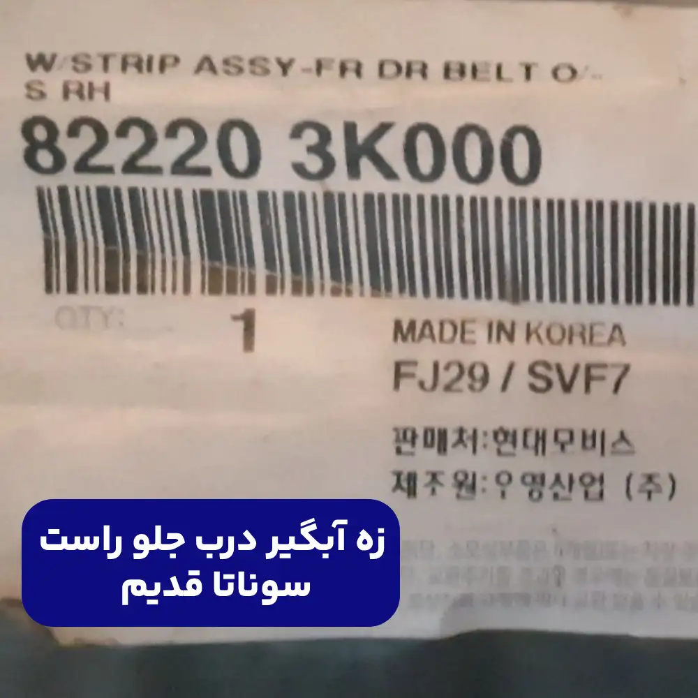 زه آبگير درب جلو راست (822203K000) هیوندای