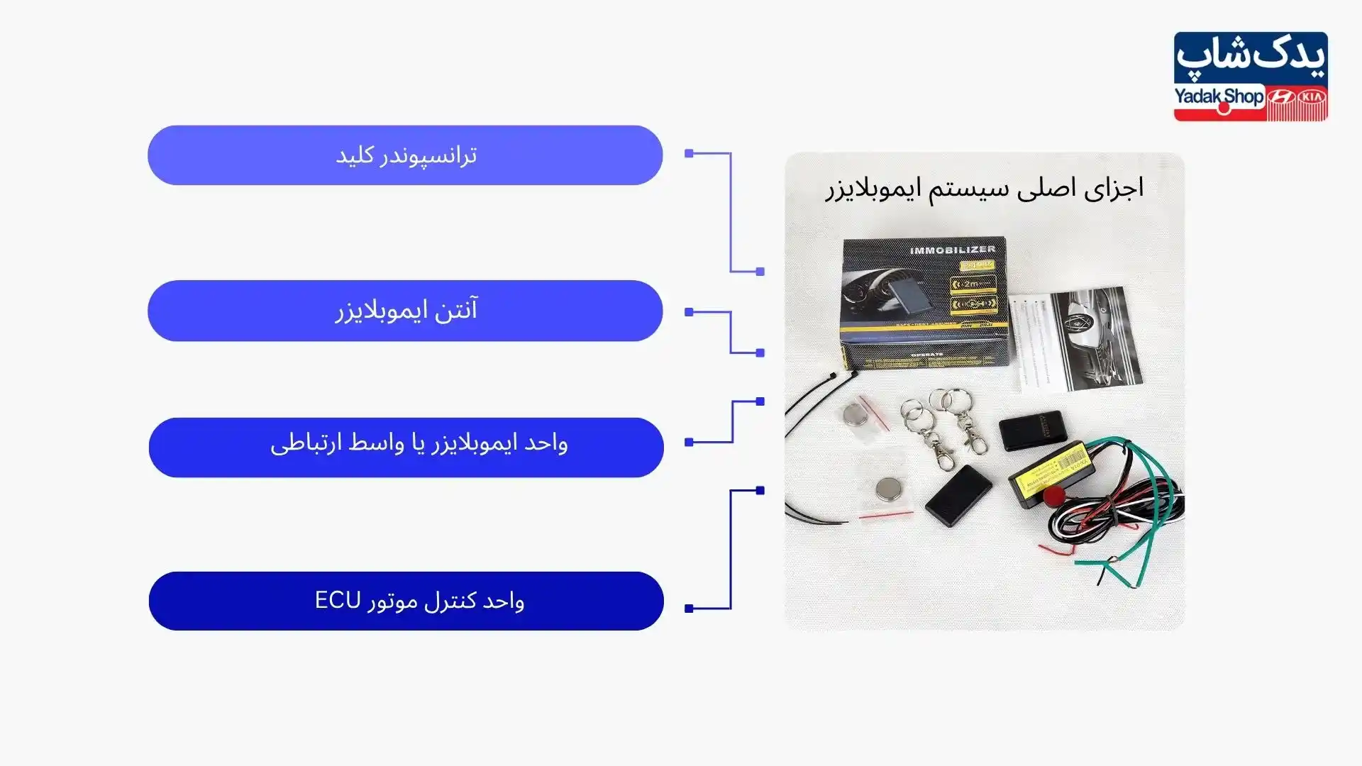 مسیر عملکرد ایموبلایزر