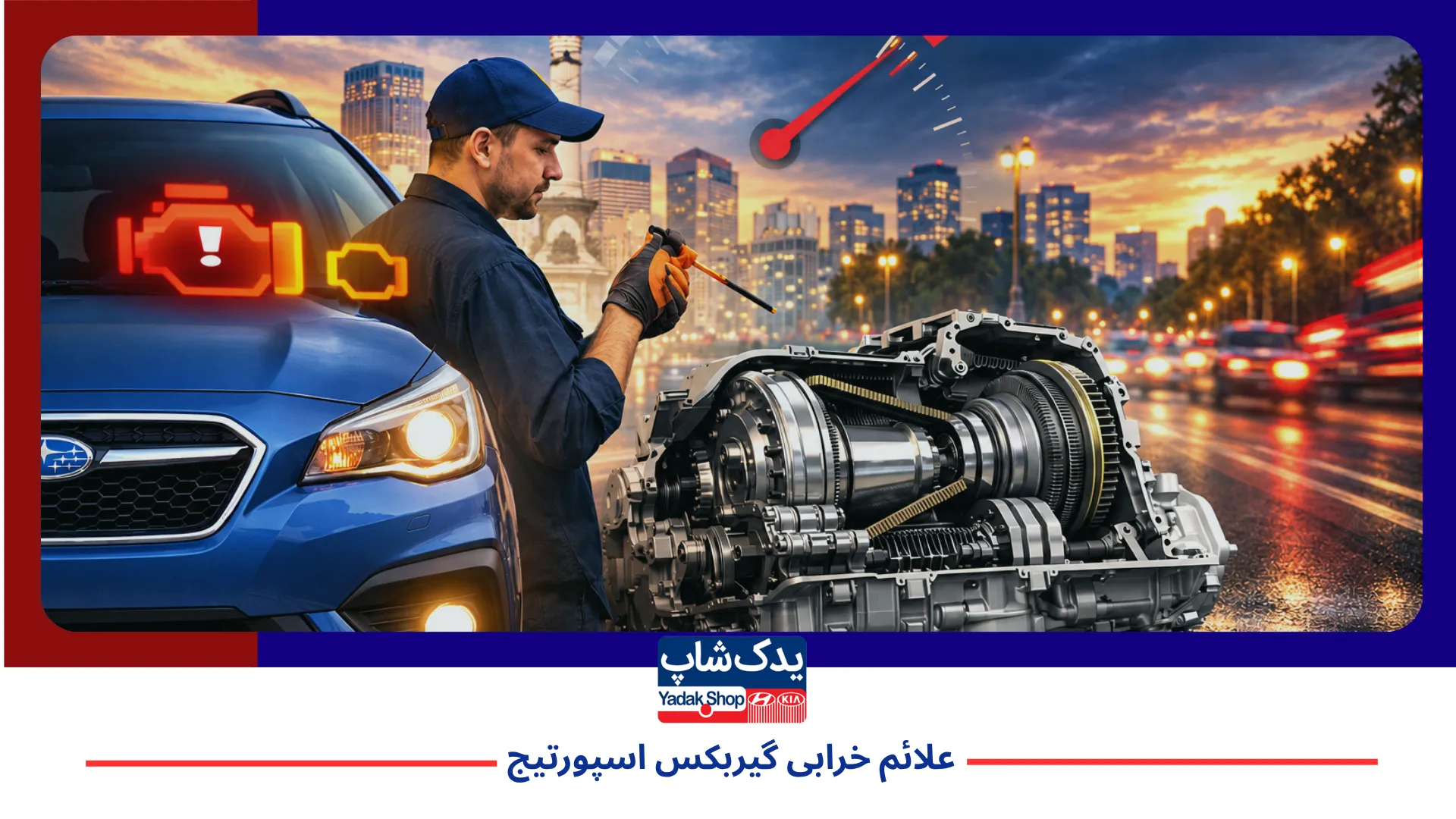 علائم خرابی گیربکس اسپورتیج