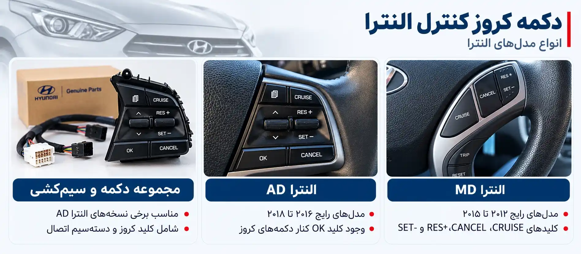 کروز کنترل النترا